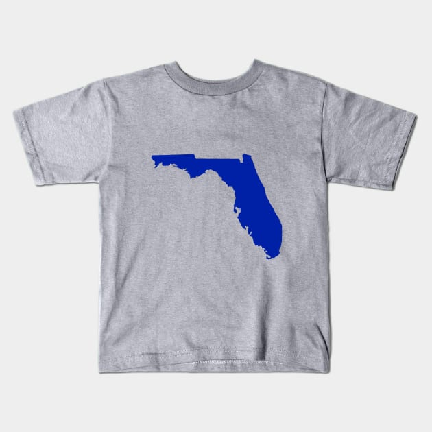 UF Blue Kids T-Shirt by AdventureFinder